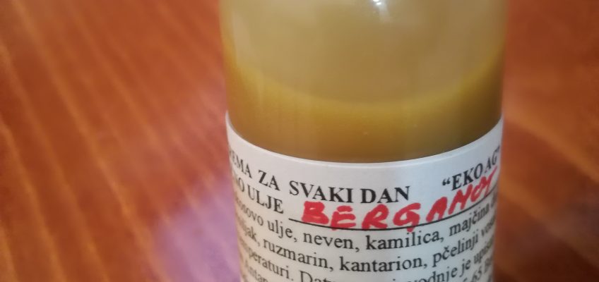Prirodna krema za svaki dan sa eteričnim uljem – Bergamota