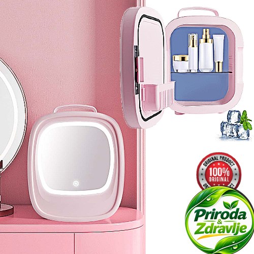 0001_Elektricni-prenosivi-frizidertroba-za-sminku-sa-ogledalom-tronshop.rs_ Električni prenosivi frižider – torba za šminku sa ogledalom - Slika 1