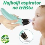 Električni VAKUUM aspirator za nos i uši za bebe - Slika 3