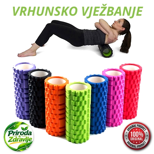 0231_cg1-15 Valjak -masažer za fitnes i jogu -Foam Roler - Slika 1