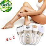 Aparat za epilaciju 4u1 – epilator, brijač i turpija