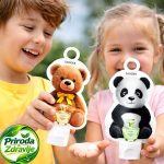 Prirodna mirišljava krema za ruke meda i panda za decu