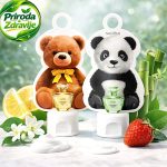 Prirodna mirišljava krema za ruke meda i panda za decu - Slika 2